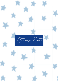 Stars Dot (Light Blue & White)