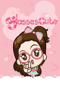 Cupcakes - glasses cute girl