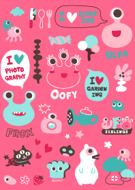 UFO SIBLINGS (Minimal Pink)