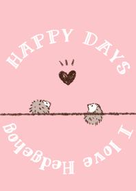 I love Hedgehog Pink
