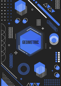 Geometric Black 88