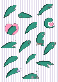 いっぱいウツボの着せかえ②