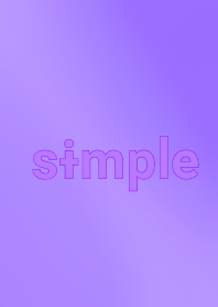 Simple Theme Gradient -Purple