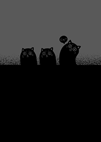 貓-黑色