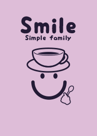 Smile & Teatime Pale lilac