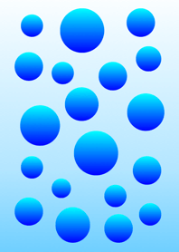 The polka dot Blue No.1