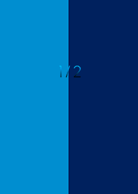 1/2 indigo and blue