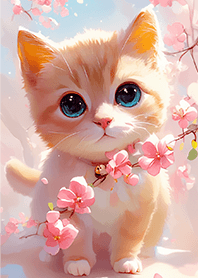 귀여운 작은 오렌지 우유 고양이 ❤