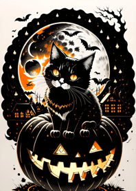 halloween cat 8CEb45