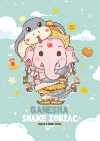 Ganesha & Snake Zodiac x Wealth