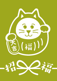 DARUMA CAT / Green Tea ver.