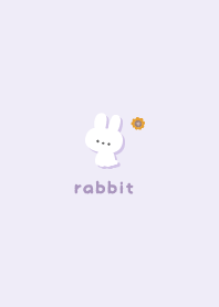 Rabbits5 Sunflower - Purple
