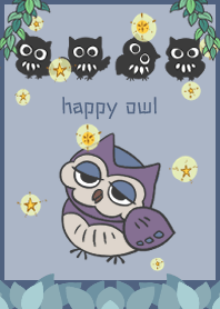 Happy owl ! (Simple)