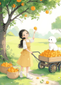 Cute Girl and Beautiful Nature V.31