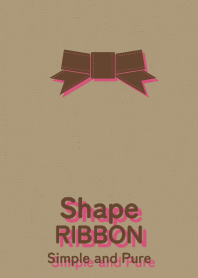 Shape RIBBON choc