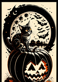 halloween cat D5d2e8