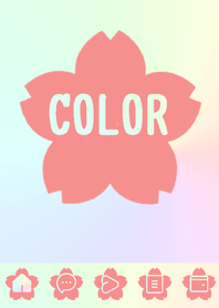 red color rainbow  E16