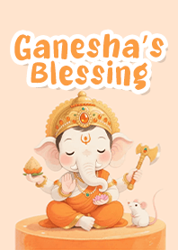Ganesha' Blessing (Orange)