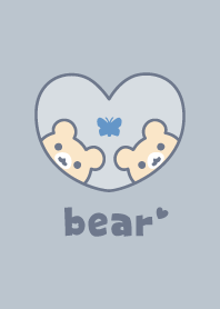 Bear Butterfly - Dullness Blue