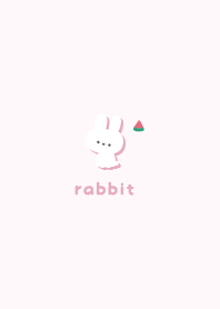 กระต่าย5 แตงโม [สีชมพู]