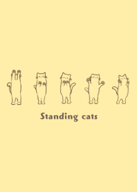立ち見ねこ -イエロー-
