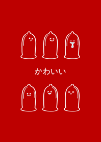 cute transparent balloon(red)