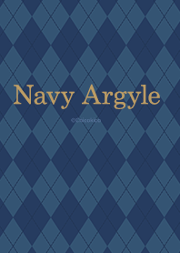 Navy Argyle