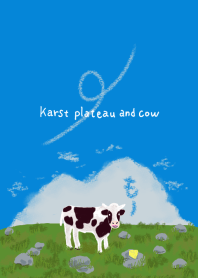 Karst plateau and cow01