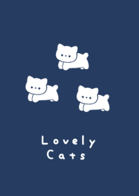 白貓。navy