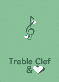 Treble Clef&heart frog