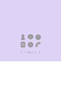 SIMPLE(white purple)V.232