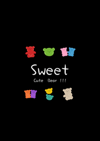 迷你小熊水果軟糖(護眼黑色)