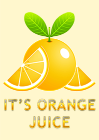 オレンジジュースです