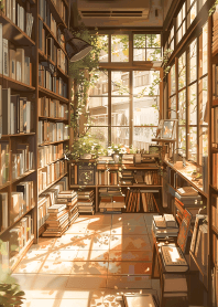 A beautiful antique bookstore 1