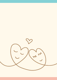 ふたりのきもち ピンクと水色