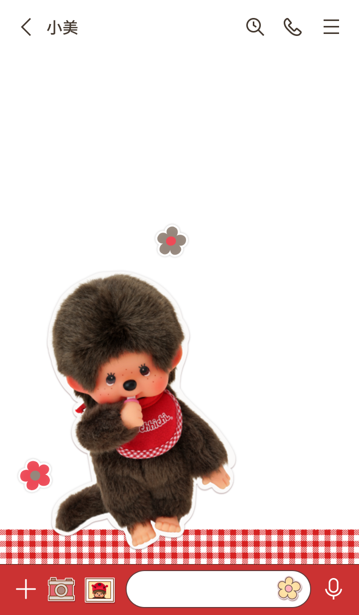Monchhichi（格紋） 預覽 3