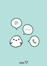 small bird&Simple Shimaenaga mint blue