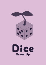 Dice Grow up  Pale lilac