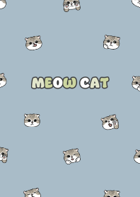 neko head6 / light slate blue