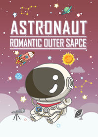 外太空 可愛寶貝宇航員 浪漫漸層11