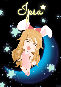 Ipsa- Bunny girl on Blue Moon