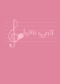 lovesong score Pale cherry pink