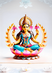 Goddess Lakshmi, light theme 17