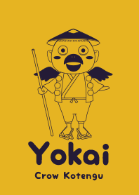 Yokai Crow Kotengu gold