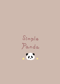 Simple Panda - Beige