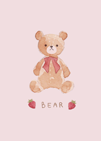 Watercolor simple bear2.