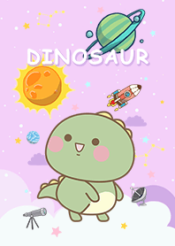 浩瀚宇宙 恐龍星人 紫色星空
