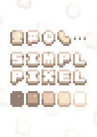 SIMPL PIXEL :pastel beige