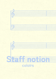 staff notation2 Hidrange blue