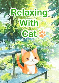 Relaxing With Cat